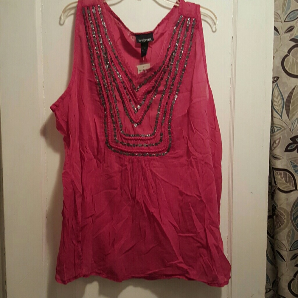 NWT.  Bright pink tank top.